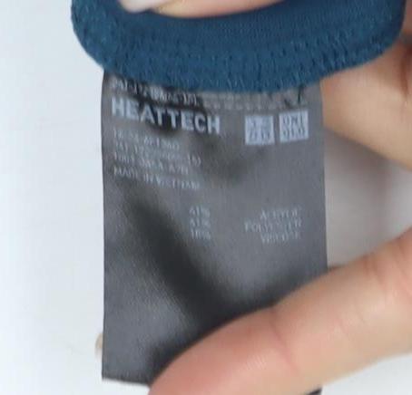 Uniqlo Men's Blue Fleece Pullover Sweatshirt S