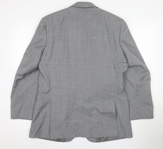 Mens UK Size 42 Jasper Conran Regular Grey Suit Jacket
