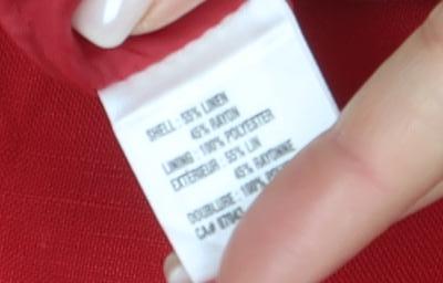 Calvin Klein Women's Red Pencil Skirt, Size 10, Knee Length