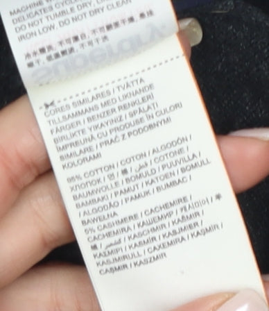 Superdry Men's Black Henley Jumper Size L