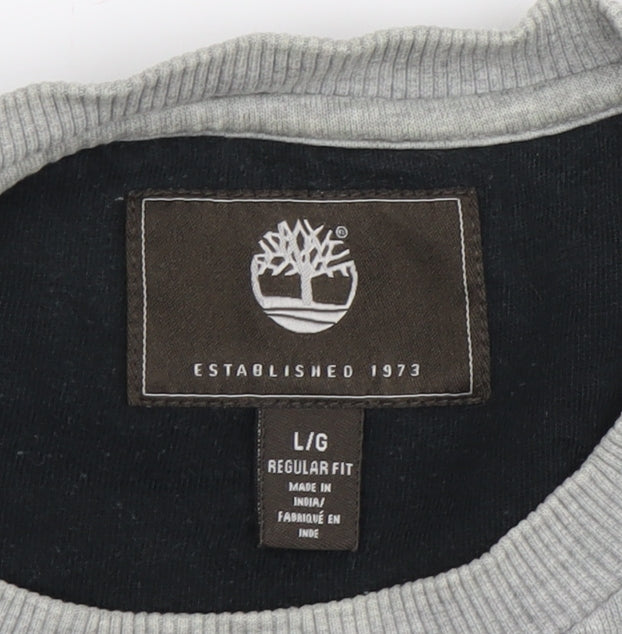Timberland Men's Grey Pullover Sweatshirt L