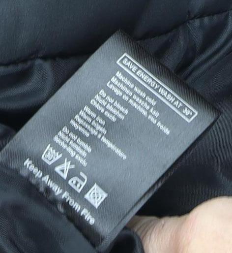 Womens UK Size M Rising Black Puffer Jacket