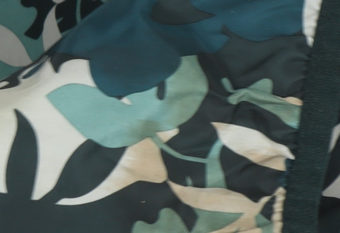 Zara Men's Multicoloured Camouflage Windbreaker Jacket M