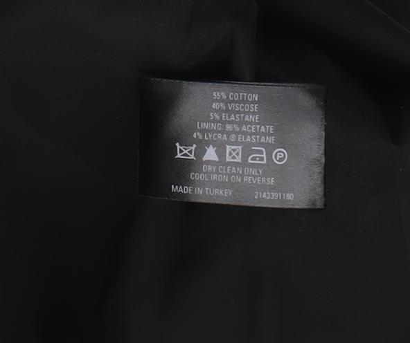 Coast Women's Black Sheath Dress Size 10 Stretch