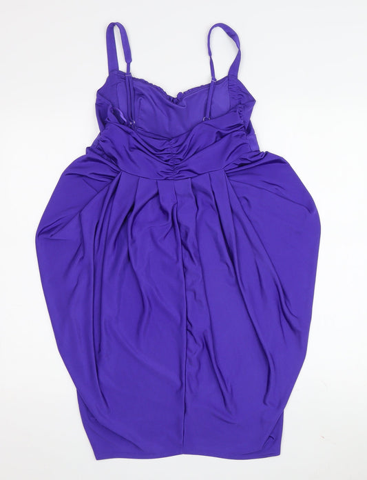 River Island Women's Purple Size 10 Slip Dress