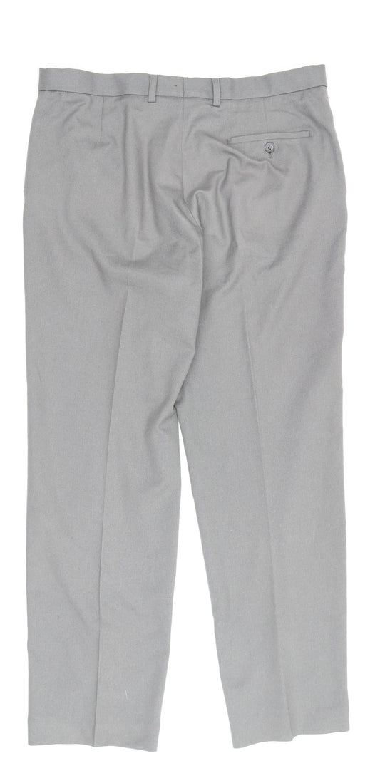Marks and Spencer Men's Grey Dress Pants 36