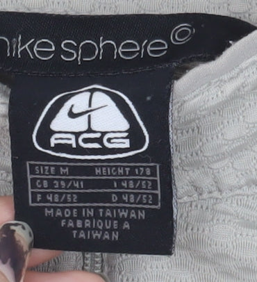 Nike Men's Beige Pullover Training Shirt M