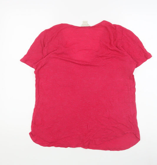 Womens UK Size 12 Monsoon Red T-Shirt