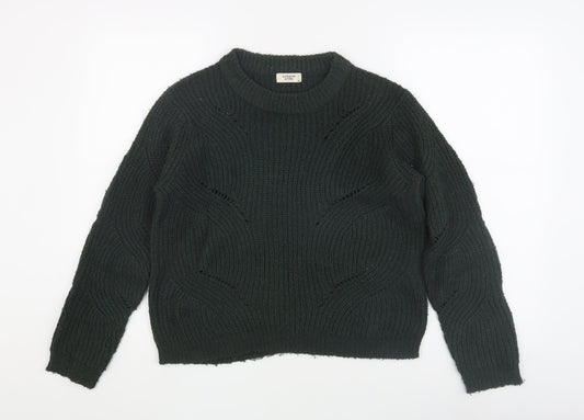 Womens UK Size XS Jacqueline de Yong Green Pullover Jumper
