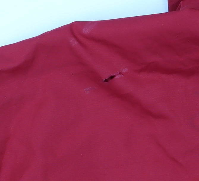 Mens UK Size S DC Red Windbreaker Coat