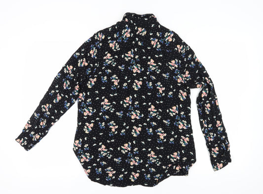 Womens UK Size 10 River Island Multicoloured Basic Blouse
