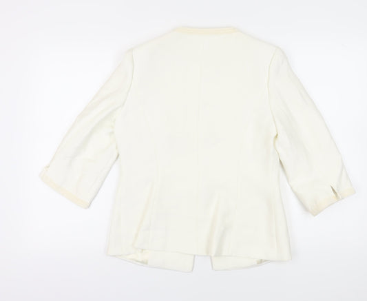 Jacques Vert Women's Ivory Suit Jacket Size 12