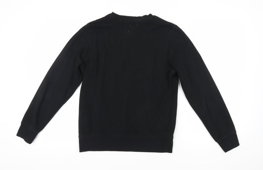 Mens UK Size S JACK & JONES Black Pullover Sweatshirt