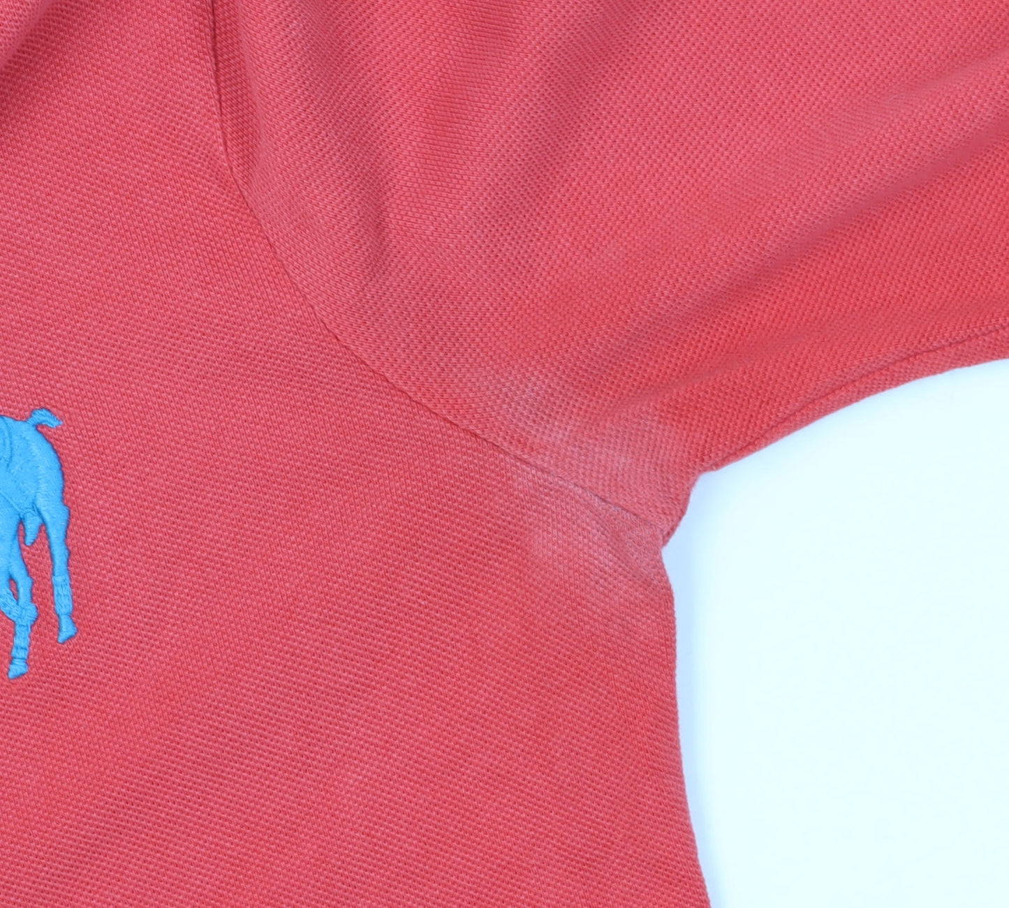 Ralph Lauren Unisex Red Long Sleeve Polo Shirt S