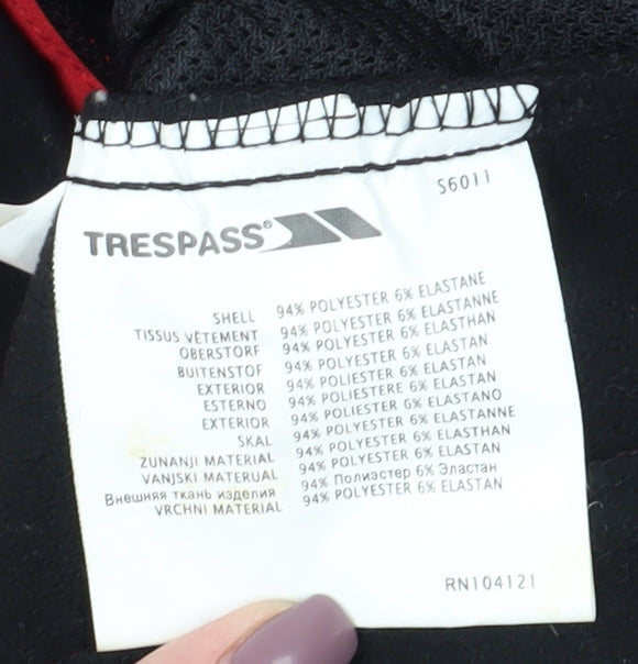 Mens UK Size XS Trespass Red Soft Shell