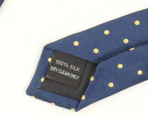 Van Heusen Men's Blue Polka Dot Silk Tie