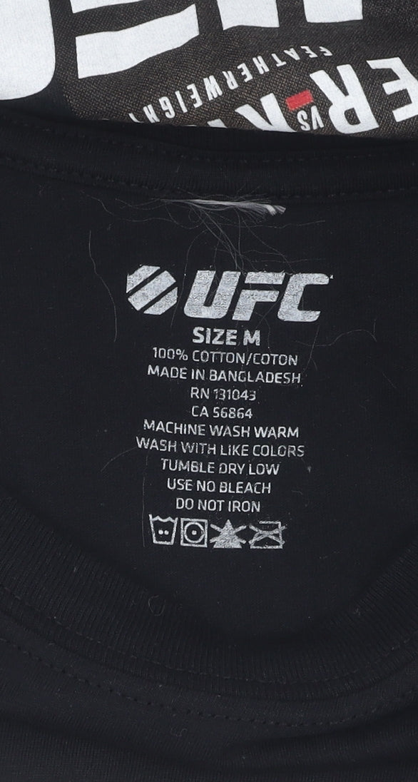 UFC Fight Night Berlin Men's Black T-Shirt, Size M