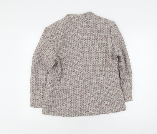 Eastex Women's Multicoloured Check Blazer, Size 12, Classic Style