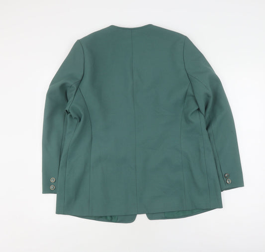 Eastex Women's Green Suit Jacket - Size 18 Classic Fit