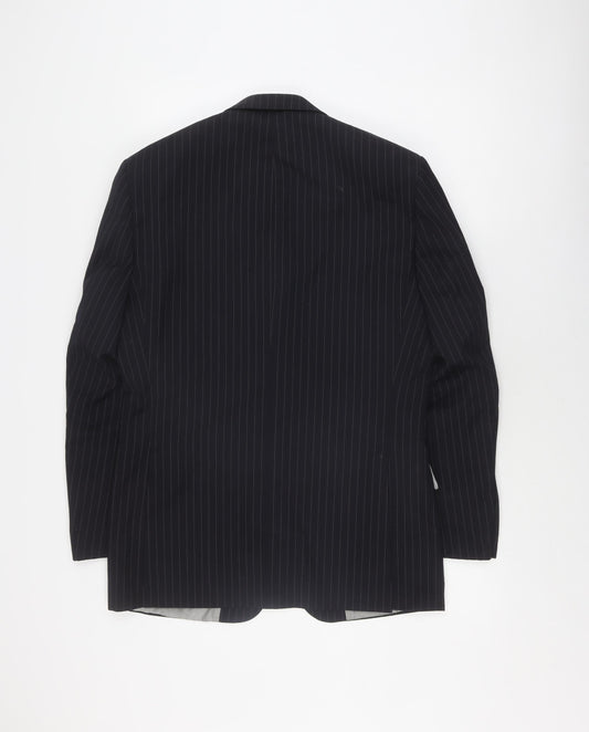 Mens UK Size 38 Berwin & Berwin Regular Black Suit Jacket