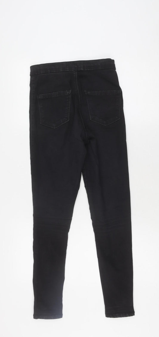 Topshop Women's Black Skinny Jeans W28 L30 Slim Fit