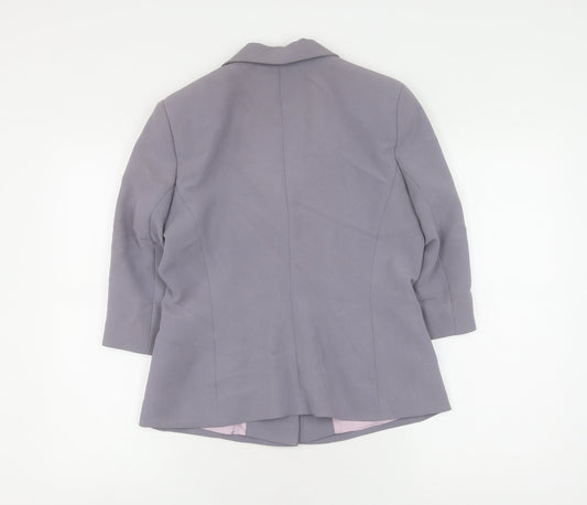 Principles Women's Grey Blazer Size 12, Formal Business Style