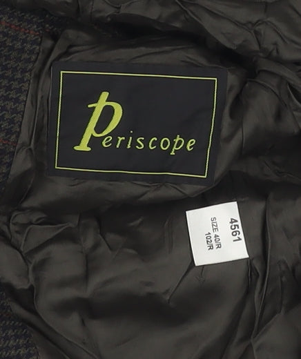 Mens UK Size 40 Periscope Regular Brown Suit Jacket