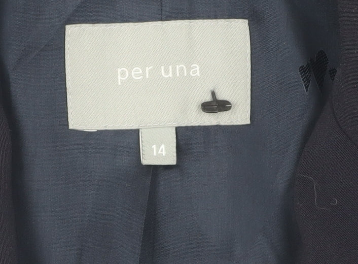 Per Una Women's Black Suit Jacket Size 14 Regular