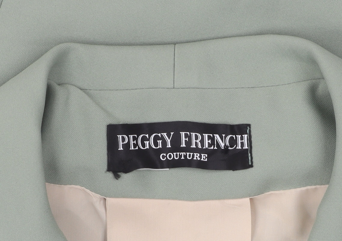 Peggy French Couture Women's Green Blazer, Size 18