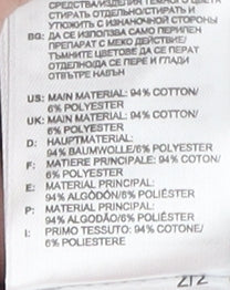 Adidas Women Grey Sweatshirt, XS, Graphic Print, Cotton Blend