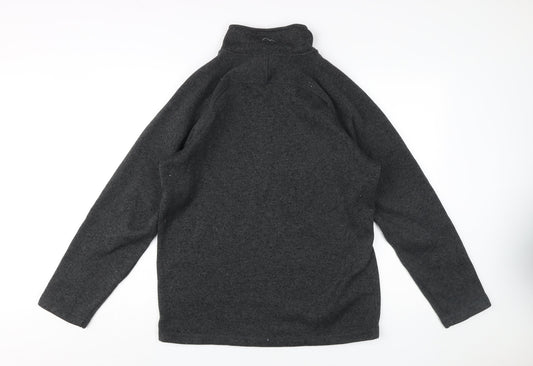 Mens UK Size M Peter Storm Black 1/2 Zip Sweatshirt