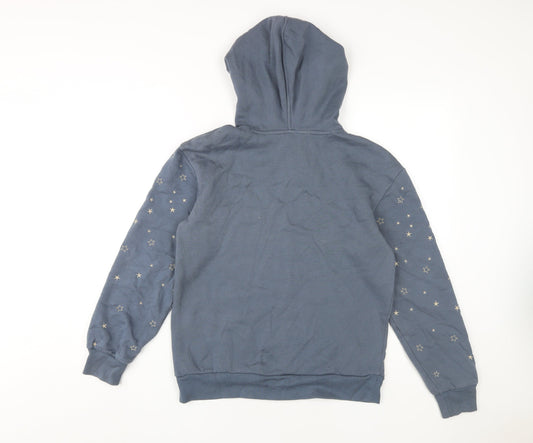 Womens UK Size 10 Marks and Spencer Blue Pullover Hoodie