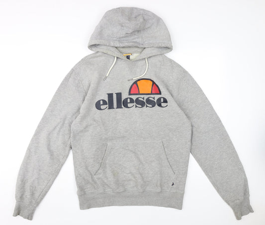 Additional front view of Ellesse Women's Grey Pullover Hoodie, size 12