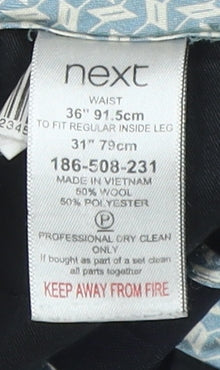 Next Men's Black Dress Pants - 36