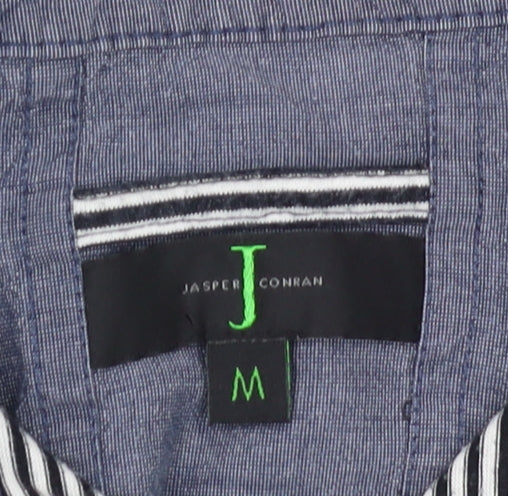 Jasper Conran Men's M Black Striped Polo Shirt