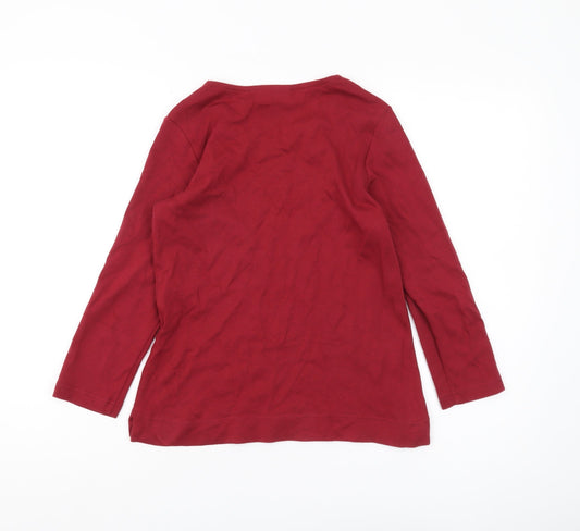 Cotswold Collections Red Women's XS Cotton Top