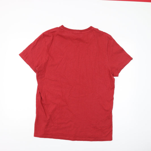 Superdry Men's Red XL Crew Neck T-Shirt