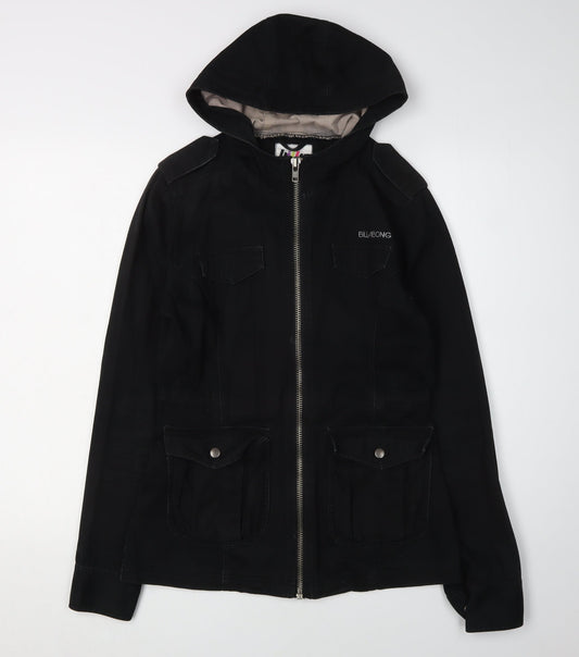 Mens UK Size XS Billabong Black Basic Jacket