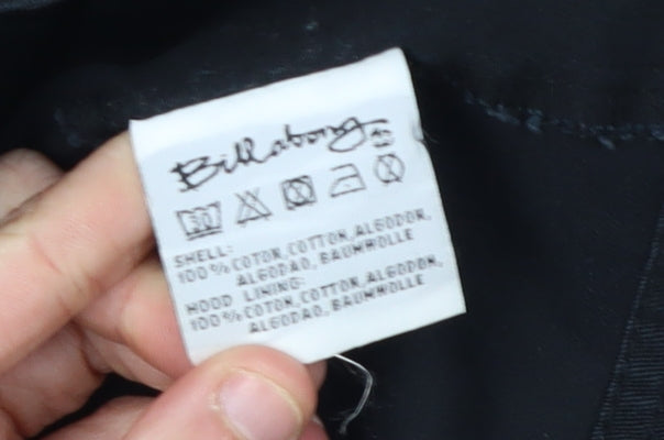 Mens UK Size XS Billabong Black Basic Jacket