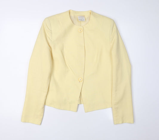 Womens UK Size 12 Alexon Regular Yellow Blazer