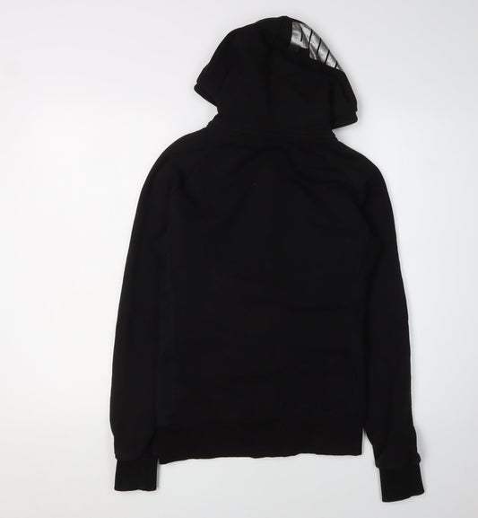 Puma Black Women's Full Zip Hoodie Size 10 with Logo Details