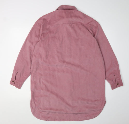 Missguided Women's Pink Shirt Dress, Size 6