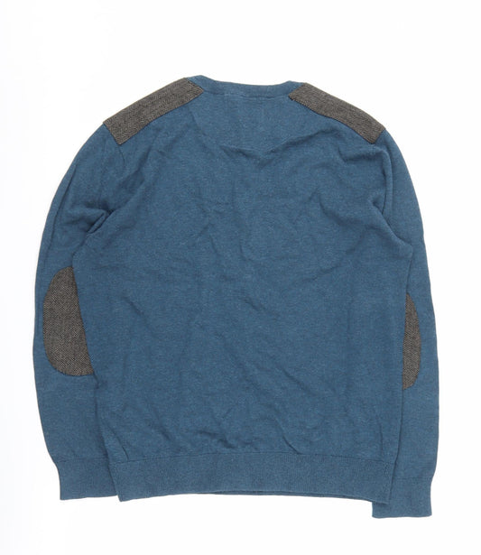 Burton Menswear Blue Medium Pullover Jumper