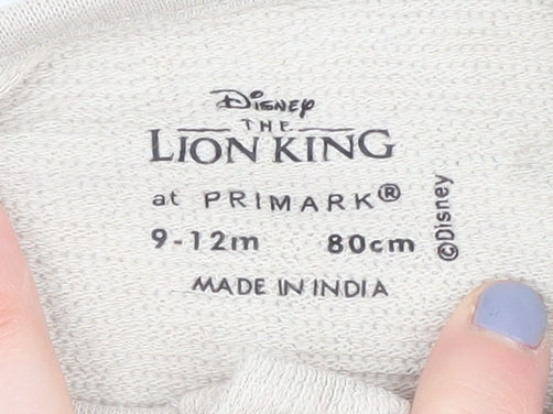 Disney Lion King Beige Unisex Baby Jumper 9-12 Months