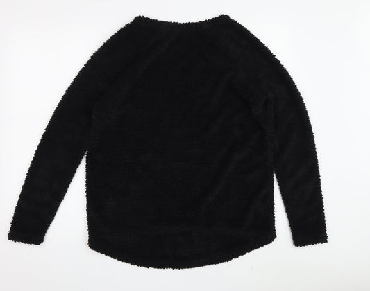 Womens UK Size 10 New Look Black Pullover Jumper