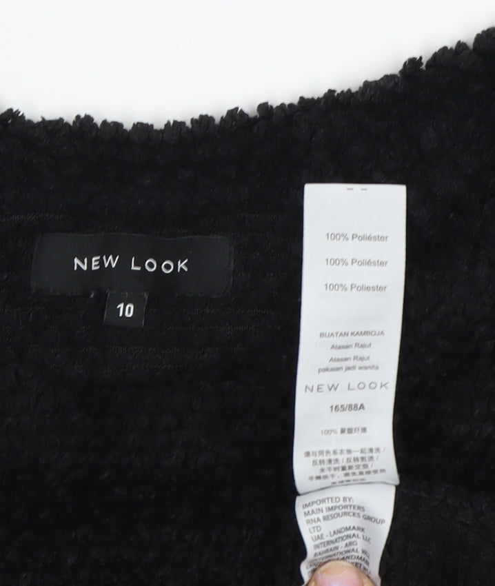 Womens UK Size 10 New Look Black Pullover Jumper