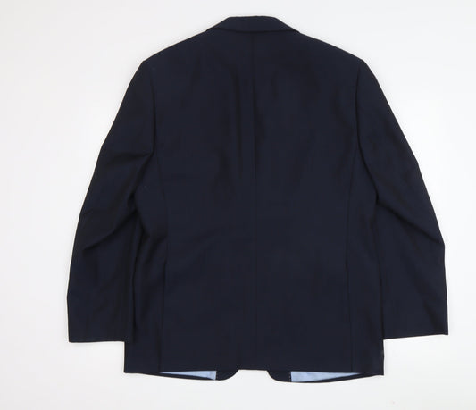 Mens UK Size 40 Daniel Hechter Regular Blue Suit Jacket