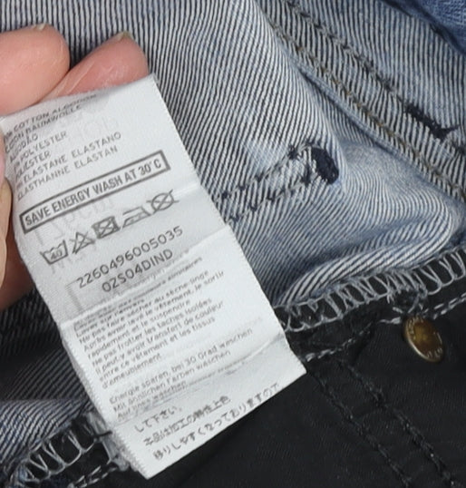 Topshop Women's Blue Skinny Jeans, Size M, Stretch Denim