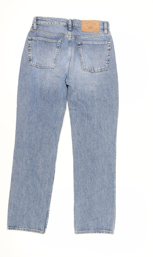 Womens UK Size 24 Superdry Straight Blue Jeans