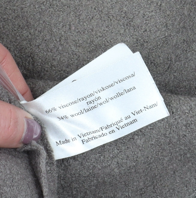 Laura Ashley Women's Grey Pencil Skirt Size 10